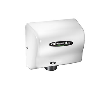 White eXtremeAir GXT Hand Dryer