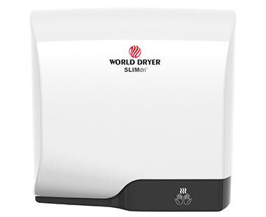 White SLIMdri hand dryer